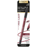 Thumbnail for L'Oreal Paris Makeup Infallible Pro-Last Pencil Eyeliner, Waterproof and Smudge-Resistant, Glides on Easily to Create any Look, Burgundy, 0.042 oz.