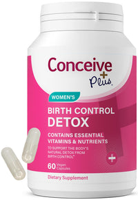 Thumbnail for CONCEIVE PLUS Fertility Detox After Birth Control - Prenatal Vitamins for Women Trying to Conceive, Antioxidants, Folic Acid, 60 Capsules, 30 Day Program
