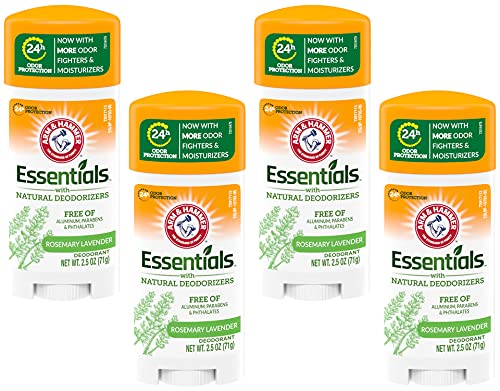 Image 1 of Default Title for the product ARM & HAMMER Essentials Natural Deodorant Fresh Rosemary Lavender 2.50 oz (Pack of 4)