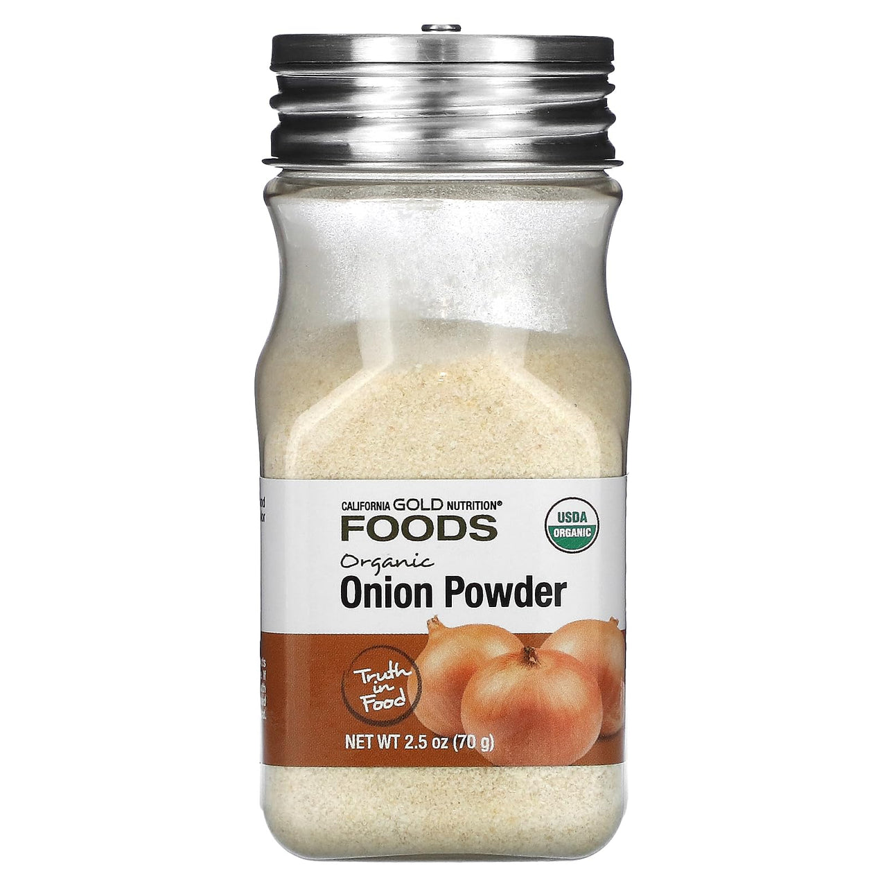 California Gold Nutrition Foods, Organic Onion Powder, 2.5 oz (70 g)