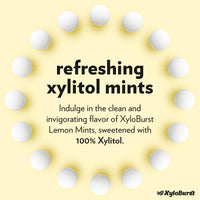 Thumbnail for XyloBurst - Xylitol Mints | Sugar Free Breath Mint for Oral Health | Gluten Free, Vegan, Keto Friendly | Aspartame Free Mints | Lemon | 200 Count Jar