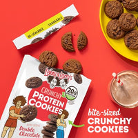 Thumbnail for Image 3 of Lenny & Larry's Crunchy Cookie Double Chocolate, 6g Plant Protein, 12 Pack