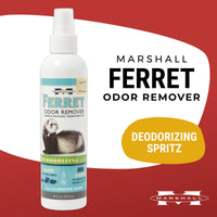 Thumbnail for Marshall Pet Products Ferret Odor Remover, Deodorizer Spritz with Baking Soda, for Small Animals and Ferrets, 8 oz