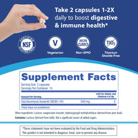 Thumbnail for Florastor Probiotics for Digestive and Immune Health, 100 Capsules, Probiotics for Women & Men, Helps Flush Out Bad Bacteria, Boosts The Good with Our Unique Strain Saccharomyces Boulardii