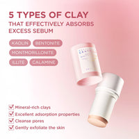 Thumbnail for SKIN1004 Poremizing Quick Clay Stick Mask, Face Mask Skincare for Pore Minimizing, Facial Clay Mask with Centella, Pore Minimizer for Sebum Control, Pink Mud Mask, Korean Skin Care, 0.95 oz / 27g
