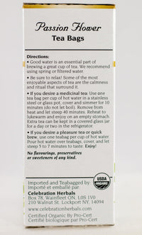 Thumbnail for Celebration Herbals Passion Flower Tea Maracuja 24 Tea Bags