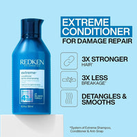 Thumbnail for Redken Extreme Conditioner | Anti-Breakage & Protection for Damaged Hair | Strengthen and Fortify Hair | Infused With Proteins | For Weak, Brittle Hair | 10.1 Fl Oz
