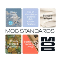 Thumbnail for MOB Beauty Hydrating Shine Lip Balm M138 Sheer Black – Tinted Lip Balm Stick with Jojoba & Sunflower Oils, Clean Vegan Organic Lip Care for Nourished, Glossy Lips