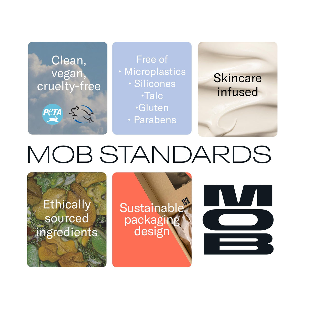 MOB Beauty Hydrating Shine Lip Balm M139 Cool Nude – Tinted Lip Balm Stick with Jojoba & Sunflower Oils, Clean Vegan Organic Lip Care for Nourished, Glossy Lips