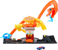 Thumbnail for Hot Wheels City Pizza Slam Cobra Attack Playset & 1 Toy Car