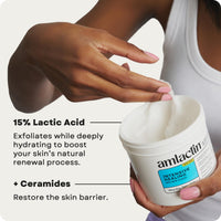 Thumbnail for AmLactin Intensive Healing - Therapeutic Body Cream for Extremely Dry Skin - No-Scrub Exfoliator and Body Moisturizer Cream with 15% Lactic Acid AHA and Ceramides, 12 oz (Packaging May Vary)
