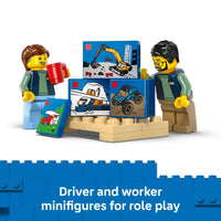 Thumbnail for LEGO City: The Van Building Toy for Kids - Pretend Play Set for Boys & Girls, Ages 6+ - Delivery Van Toy W/2 Minifigures & 4 Mini Box Elements - Gift Idea for Birthdays - 60500