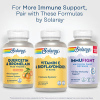 Thumbnail for SOLARAY Vitamin C 500mg with Citrus Bioflavonoids, 1:1 Ratio - Antioxidant and Immune Support Supplement - Vitamin C with Rose HIPS and Acerola, Vegan, 60-Day Guarantee, 125 Servings, 250 VegCaps