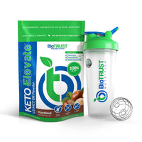 Thumbnail for BioTrust Keto Elevate Pure C8 MCT Oil Powder (Hazelnut) BlenderBottle Bundle