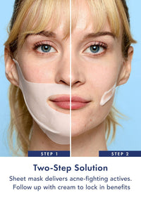 Thumbnail for Rael Retinol Chin Mask with Miracle Clear Barrier Cream - Face Masks and Moisturizer, 2 Step System, Niacinamide, Ceramide NP, Korean Skincare (5 Kits)