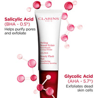 Thumbnail for Clarins Beauty Flash Peel | 10-Minute At-Home Facial | Visibly Tightens Pores | Gently Eliminates Dead Skin Cells | Refines Skin Texture | Renews Radiance | Contains AHAs and BHAs | All Skin Types