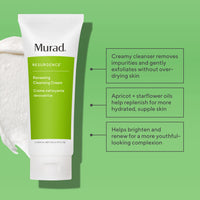 Thumbnail for Murad Renewing Cleansing Cream - Anti-Aging, Cleansing Cream Face Wash - Lactic Acid and Antioxidant Vitamin-E Face Cleanser for Tightening, 5 Fl Oz