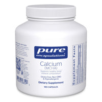 Thumbnail for Pure Encapsulations Calcium MCHA | Hypoallergenic Supplement to Support Bones* | 180 Capsules