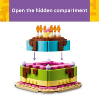 Thumbnail for LEGO Birthday Party Cake - Building Toy for Boys & Girls, Ages 7+ - Birthday Decoration with 10 Candle Accessories - Craft for Kids - 40815