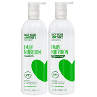 Thumbnail for Not Your Mother's Naturals Essential Nourish Shampoo & Conditioner Set - 15.2 fl oz - Sulfate-Free Hair Products - Matcha Green Tea & Apple Blossom