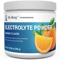 Thumbnail for Dr. Berg Zero Sugar Hydration Keto Electrolyte Powder - Enhanced w/ 1000 mg of Potassium & Real Pink Himalayan Salt (NOT Table Salt) - Orange Flavor Hydration Drink Mix Supplement - 50 Servings