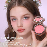 Thumbnail for Flower Knows Little Angel Cream Blush,Warm Pink Hydrating Blush for Cheeks,Buildable & Blendable Dewy Face Makeup,Soft Long-Lasting Cute Make Up for Women & Girls,0.21 Oz(02 Floral Praise,6g)