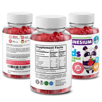 Thumbnail for DR. MORITZ Sugar-Free Calm Magnesium Gummies for Kids and Adults - Non-GMO Magnesium Citrate Gummies - Raspberry Flavor - 2-Pack (60 Count)
