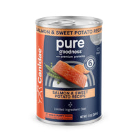 Thumbnail for Canidae PURE Grain Free Salmon and Sweet Potato Wet Dog Food, Case of 12