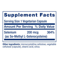 Thumbnail for Life Extension Se-Methyl L-Selenocysteine, Advanced Form of Selenium, antioxidant Defense, Cellular Health, Healthy Aging, Vegetarian, Gluten-Free, Non-GMO, 90 Capsules