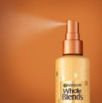 Thumbnail for Garnier Whole Blends Hair Honey Milk 450F Heat Protectant Spray, For All Hair Types With Up To 100 Hrs of Frizz Control, 8.5 Fl Oz, 2 Count