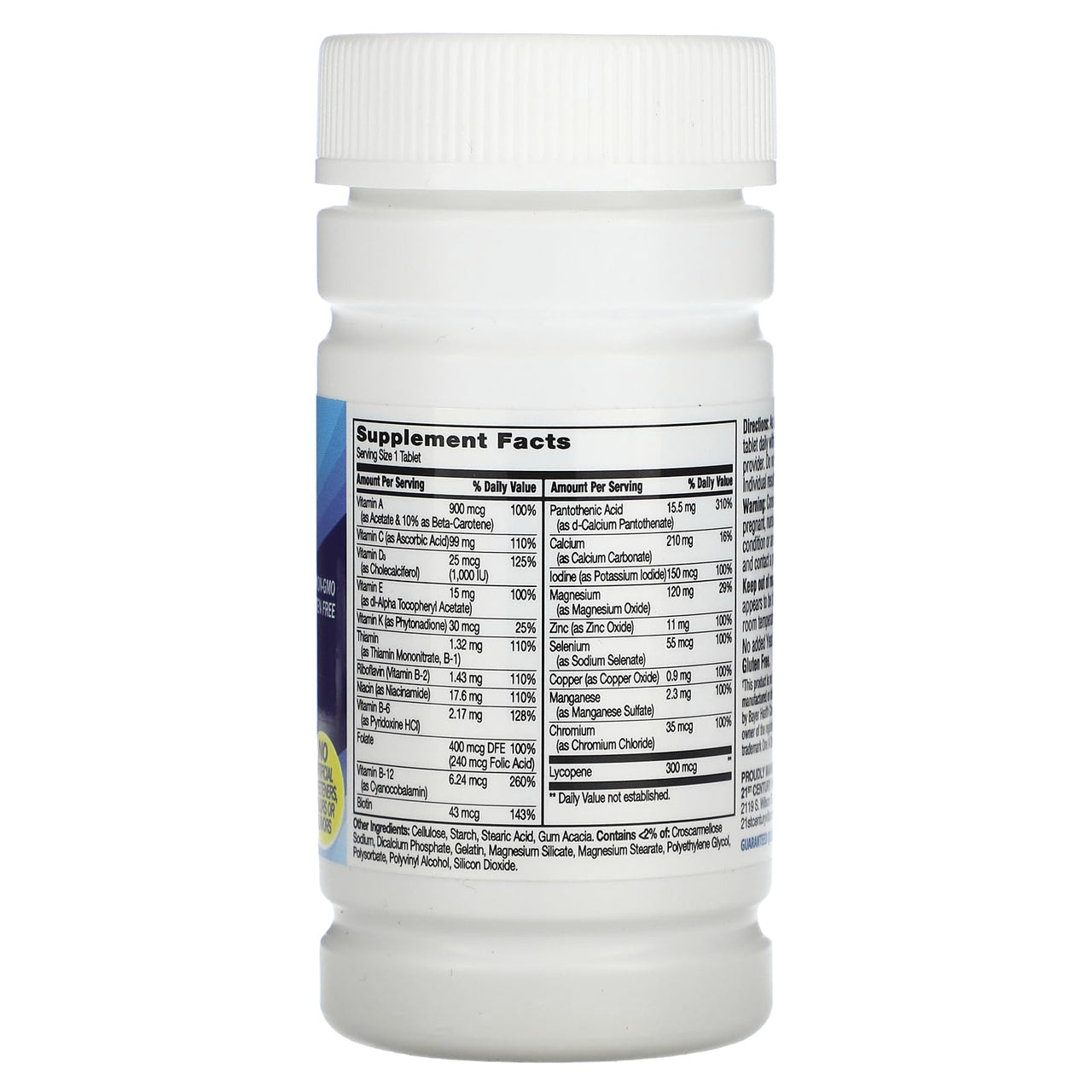 21st Century One Daily Men's Health Tablets, 100 Count