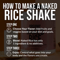 Thumbnail for NAKED nutrition Rice - Organic Brown Rice Protein Powder - Vegan Protein Powder - 5Lb Bulk, Gmo Free, Gluten Free & Soy Free. Plant-Based Protein, No Artificial Ingredients - 76 Servings