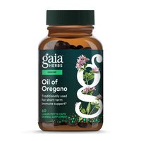 Thumbnail for Gaia Herbs Oil of Oregano - Immune & Antioxidant Support Supplement - with Oregano Oil, Carvacrol & Thymol* - 60 Vegan Liquid Phyto-Caps (60 Servings)