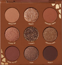 Thumbnail for Colourpop ColourPop WILD CHILD Eyeshadow Palette Matte Metallic Sparkle Pressed Glitter Powder Super-Pigmented (Browns Chocolates Corals)