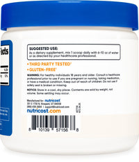 Thumbnail for Nutricost Magnesium Glycinate Powder (250 Grams) (Unflavored)