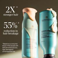 Thumbnail for Pureology Strength Cure Shampoo & Conditioner Set - For Damaged or Color Treated Hair, Hair Strengthening & Prevents Breakage, Seals Split Ends, Vegan, 8.5 Fl Oz