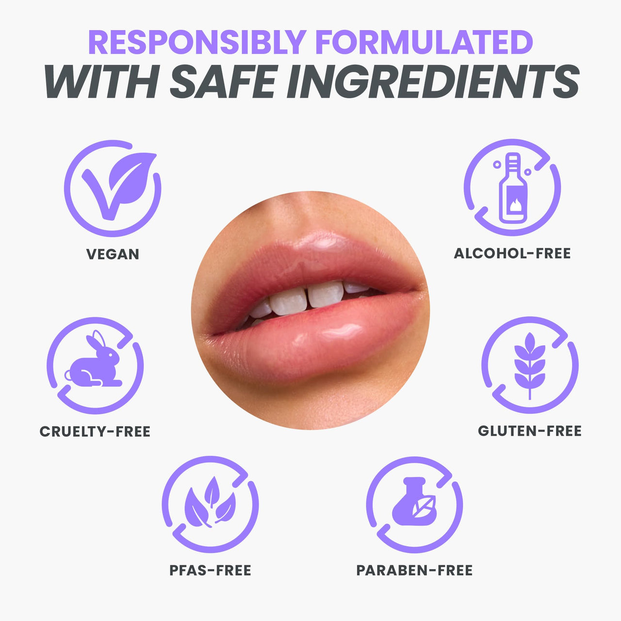 Wonderskin Lip Gloss Blading Top Gloss, Clear Glitter Lip Gloss, Hydrating and High Shine Finish Lip Makeup (Clear Shine)