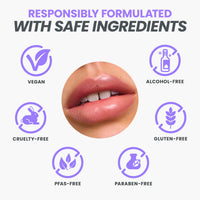 Thumbnail for Wonderskin Lip Gloss Blading Top Gloss, Clear Glitter Lip Gloss, Hydrating and High Shine Finish Lip Makeup (Clear Shine)