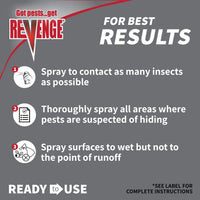 Thumbnail for REVENGE Termite & Carpenter Ant Killer, 15 oz Ready-to-Use Aerosol Spray, Kills on Contact and Long Lasting Control