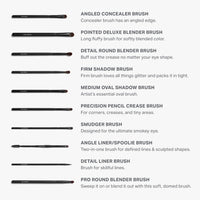Thumbnail for Morphe MUA Life Makeup Brushes - 20 Piece Makeup Brush Set of Eye and Face Brushes - Made with Synthetic Bristles and Includes Carrying Case (20 Count)
