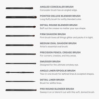 Thumbnail for Morphe MUA Life Makeup Brushes - 20 Piece Makeup Brush Set of Eye and Face Brushes - Made with Synthetic Bristles and Includes Carrying Case (20 Count)