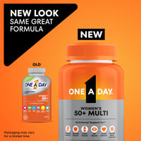 Thumbnail for One A Day Multivitamin for Women 50 and Over Tablets, Womens Multivitamin 50 Plus with Vitamins D, C, E, Zinc & Biotin, Daily Vitamins for Woman 50+, 200 Ct (Packaging May Vary)