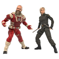 Thumbnail for Marvel Legends Series Yelena Belova and Red Guardian 2-Pack, Thunderbolts* Movie Collectible 6-Inch Action Figures