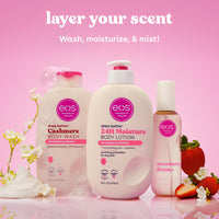 Thumbnail for eos Shea Better Body Lotion Strawberry Dream, 24-Hour Moisture Skin Care, Lightweight & Non-Greasy, Natural Shea, Vegan, Strawberry Body Lotion, 16 fl oz