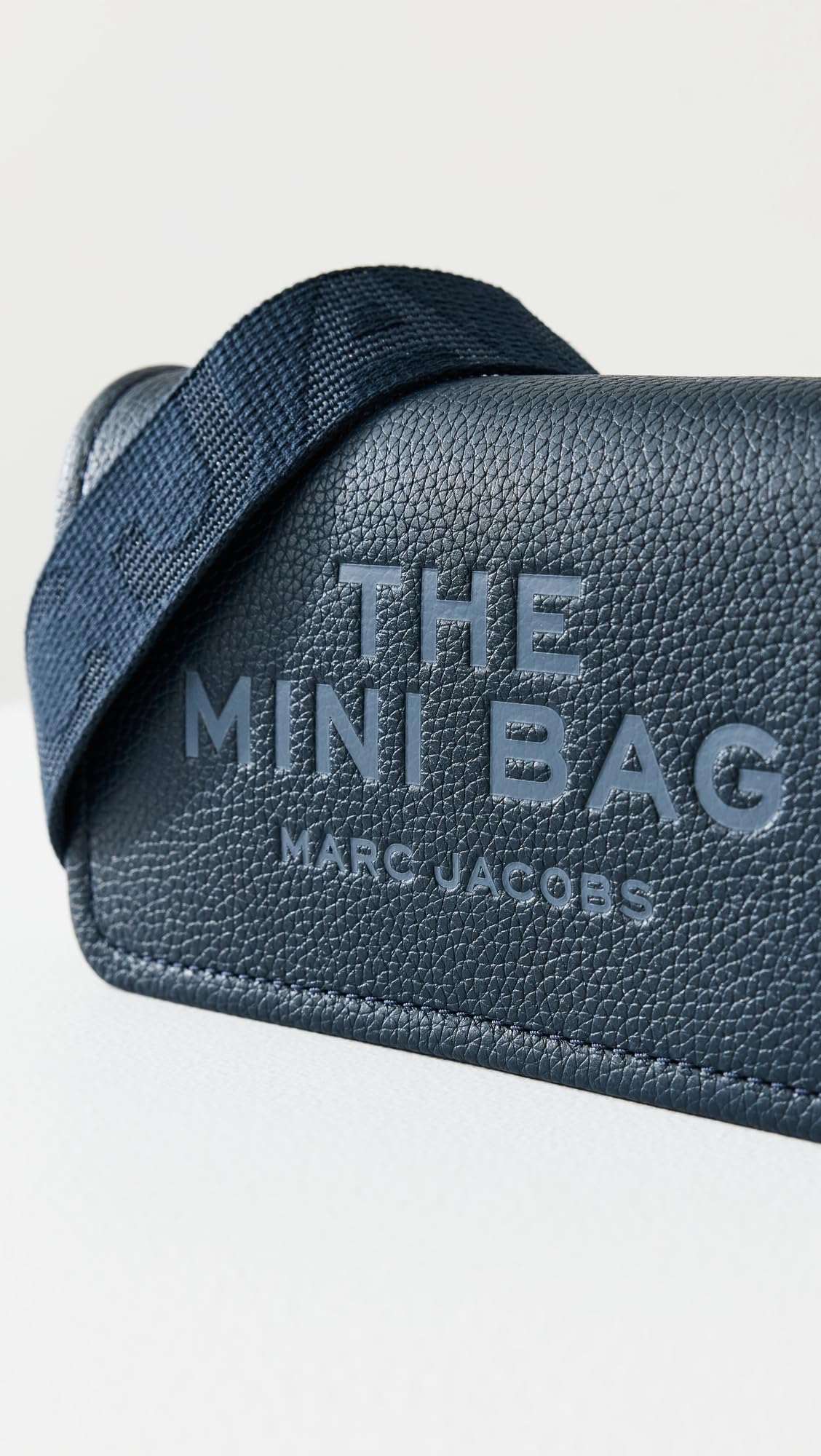Marc Jacobs Womens The Leather Mini Bag Blue Sea One Size