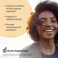 Thumbnail for Master Supplements TruFiber - 6.35 oz - Prebiotic Fiber to Help Boost Probiotic Growth - Supports Digestive Health - Vegan, Gluten Free - 50 Servings