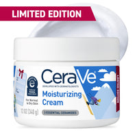 Thumbnail for CeraVe Après Ski Moisturizing Cream, Body and Face Moisturizer for Dry Skin, Hyaluronic Acid and Ceramides, Daily Moisturizer, Oil-Free, Fragrance Free, Non-Comedogenic, Limited Edition, 12 Ounce