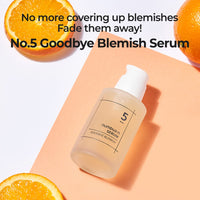 Thumbnail for numbuzin No.5 Serum | Goodbye Blemish Serum | for Acne Scars with Vitamin C, Niacinamide, Antioxidant | Lightweight Gel, Korean Skincare for Face | 1.69 fl. oz.