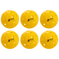 Thumbnail for Champion Sports Outdoor Pickleball Balls - Official Size Outdoor Pickleballs - Yellow Pickleball Ball Set for Outdoor Courts - 6 Pack