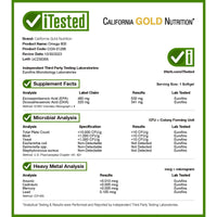 Thumbnail for California Gold Nutrition Omega 800 Ultra-Concentrated Omega-3 Fish Oil, kd-pur Triglyceride Form, 1,000 mg, 90 Fish Gelatin Softgels